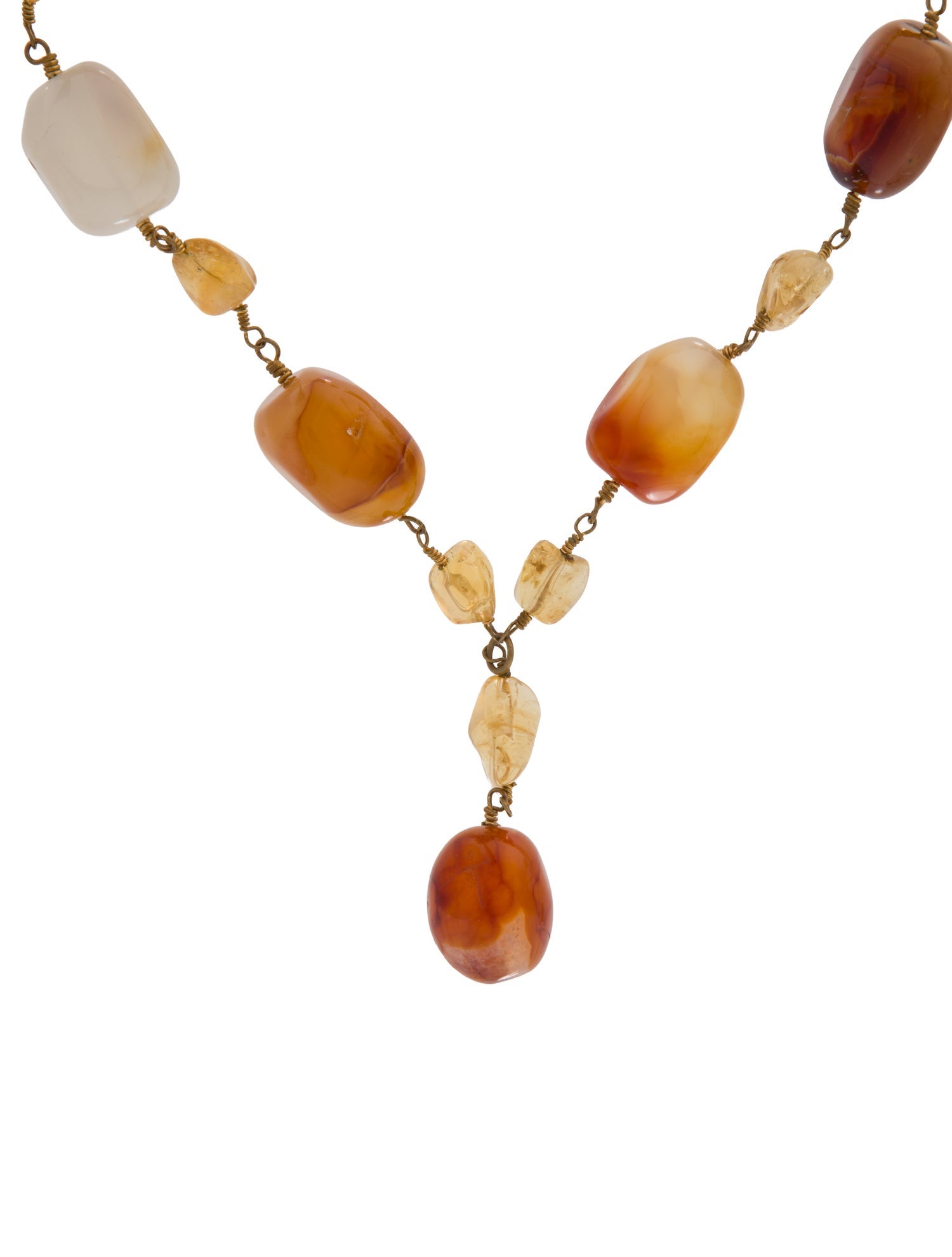Kenneth Jay Lane Beaded Lavalier Necklace