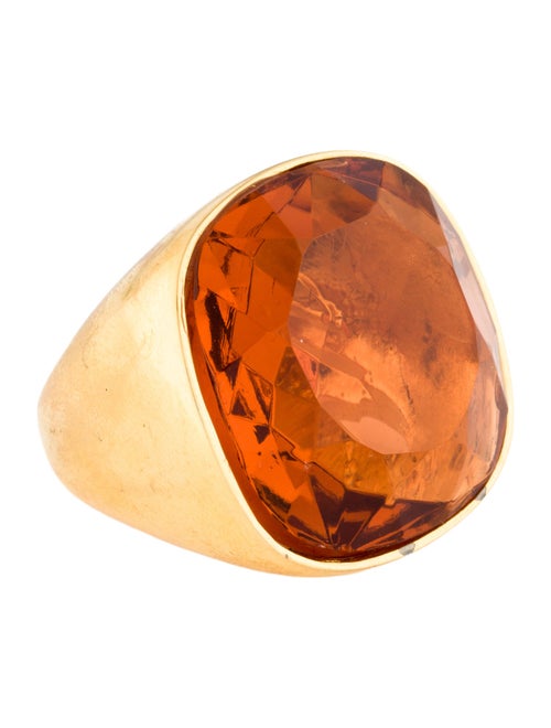 Kenneth Jay Lane Crystal Cocktail Ring