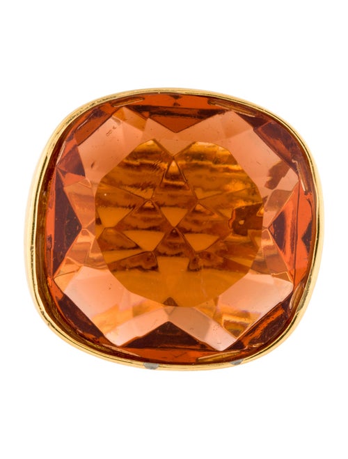 Kenneth Jay Lane Crystal Cocktail Ring