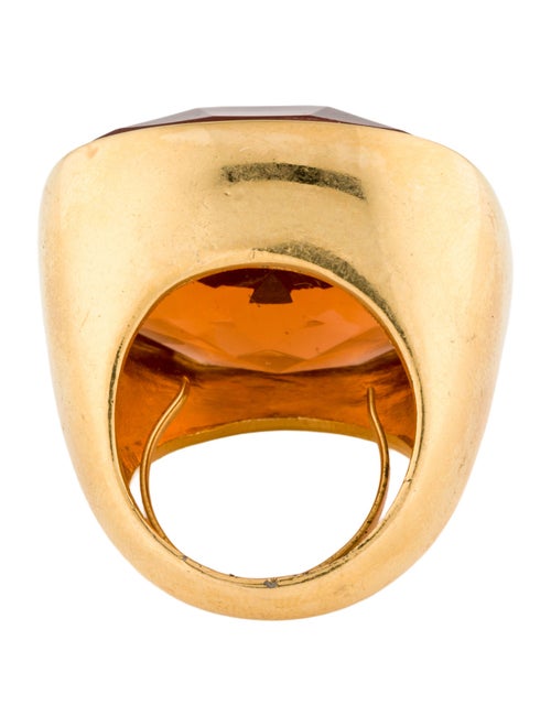 Kenneth Jay Lane Crystal Cocktail Ring