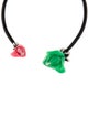 Kenneth Jay Lane Crystal, Resin & Enamel Flower Collar Necklace
