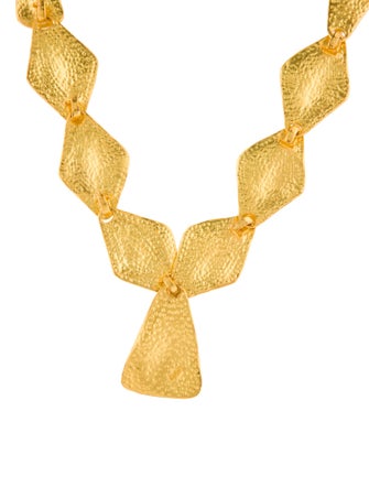 Kenneth Jay Lane Textured Collar Necklace