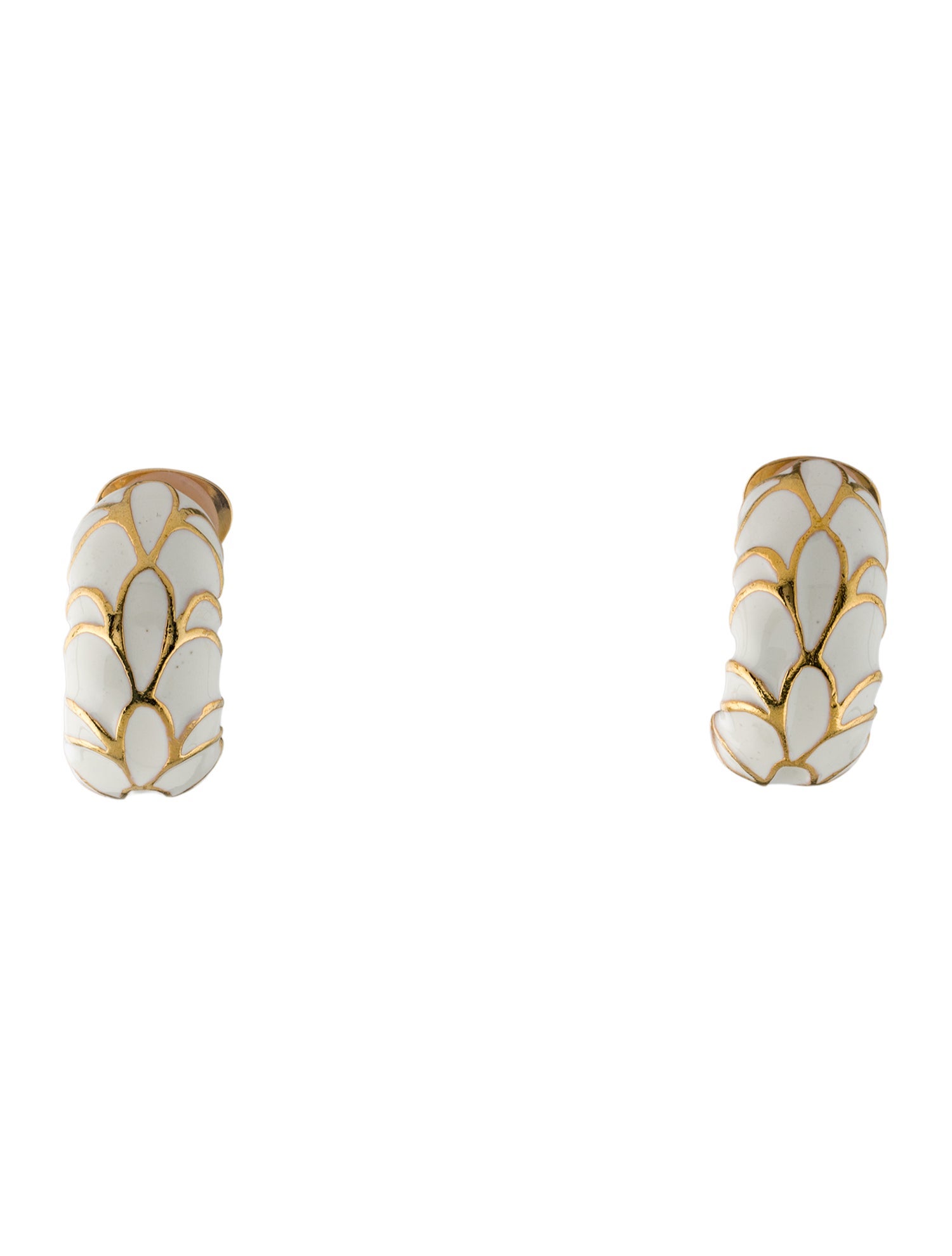Kenneth Jay Lane Enamel Clip-On Earrings