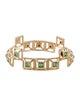 Kenneth Jay Lane Crystal Cutout Bangle Bracelet