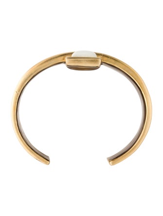 Kenneth Jay Lane Enamel & Resin Geometric Cuff Bracelet