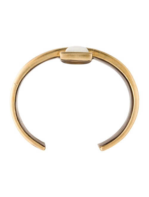 Kenneth Jay Lane Enamel & Resin Geometric Cuff Bracelet