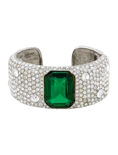 Kenneth Jay Lane Crystal Cuff Bracelet