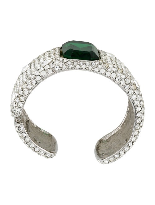 Kenneth Jay Lane Crystal Cuff Bracelet