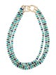 Kenneth Jay Lane Multi-Stone Multi-Strand Necklace