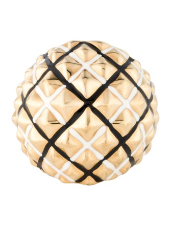 Kenneth Jay Lane Enamel Cocktail Ring