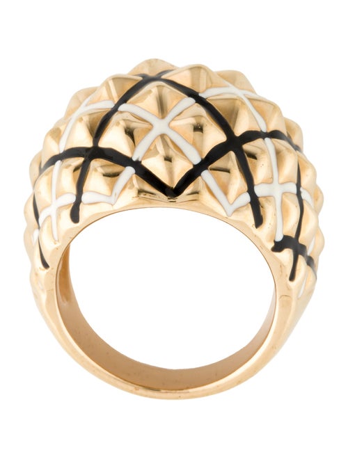 Kenneth Jay Lane Enamel Cocktail Ring