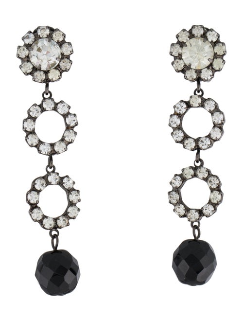 Kenneth Jay Lane Crystal Drop Earrings