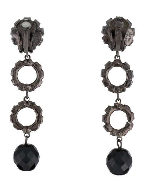 Kenneth Jay Lane Crystal Drop Earrings