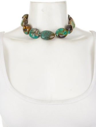Kenneth Jay Lane Stone Choker Necklace