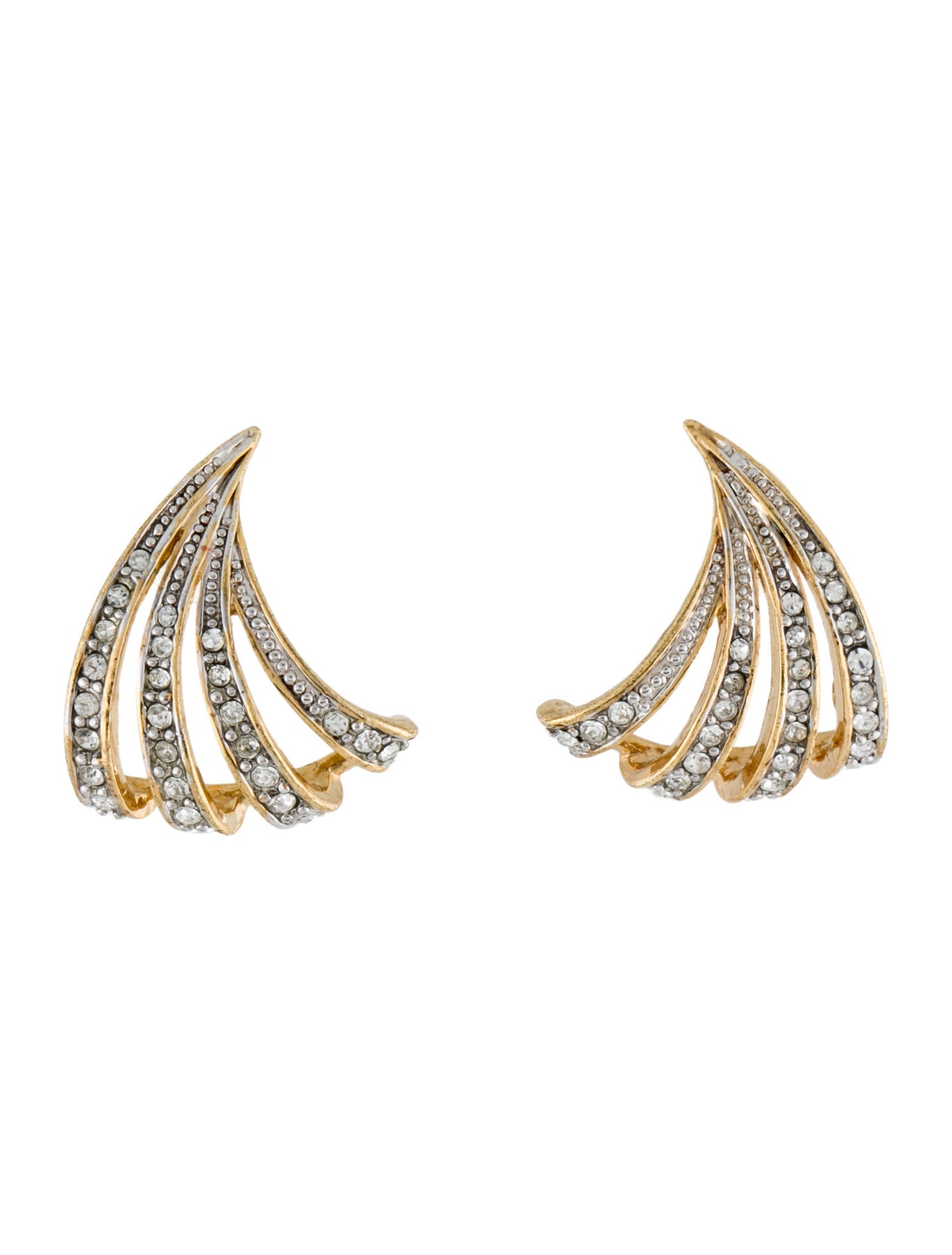 Kenneth Jay Lane Crystal Stud Earrings