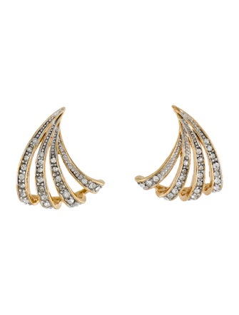 Kenneth Jay Lane Crystal Stud Earrings