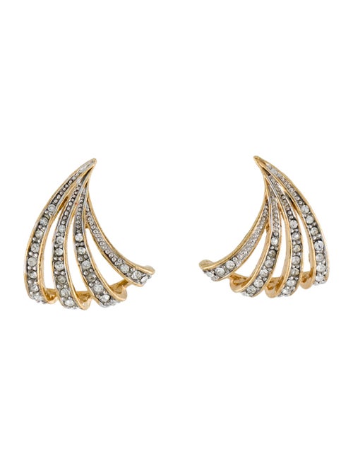 Kenneth Jay Lane Crystal Stud Earrings