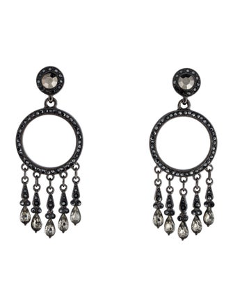 Kenneth Jay Lane Crystal Chandelier Earrings