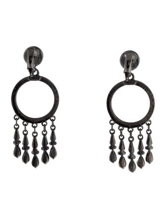 Kenneth Jay Lane Crystal Chandelier Earrings