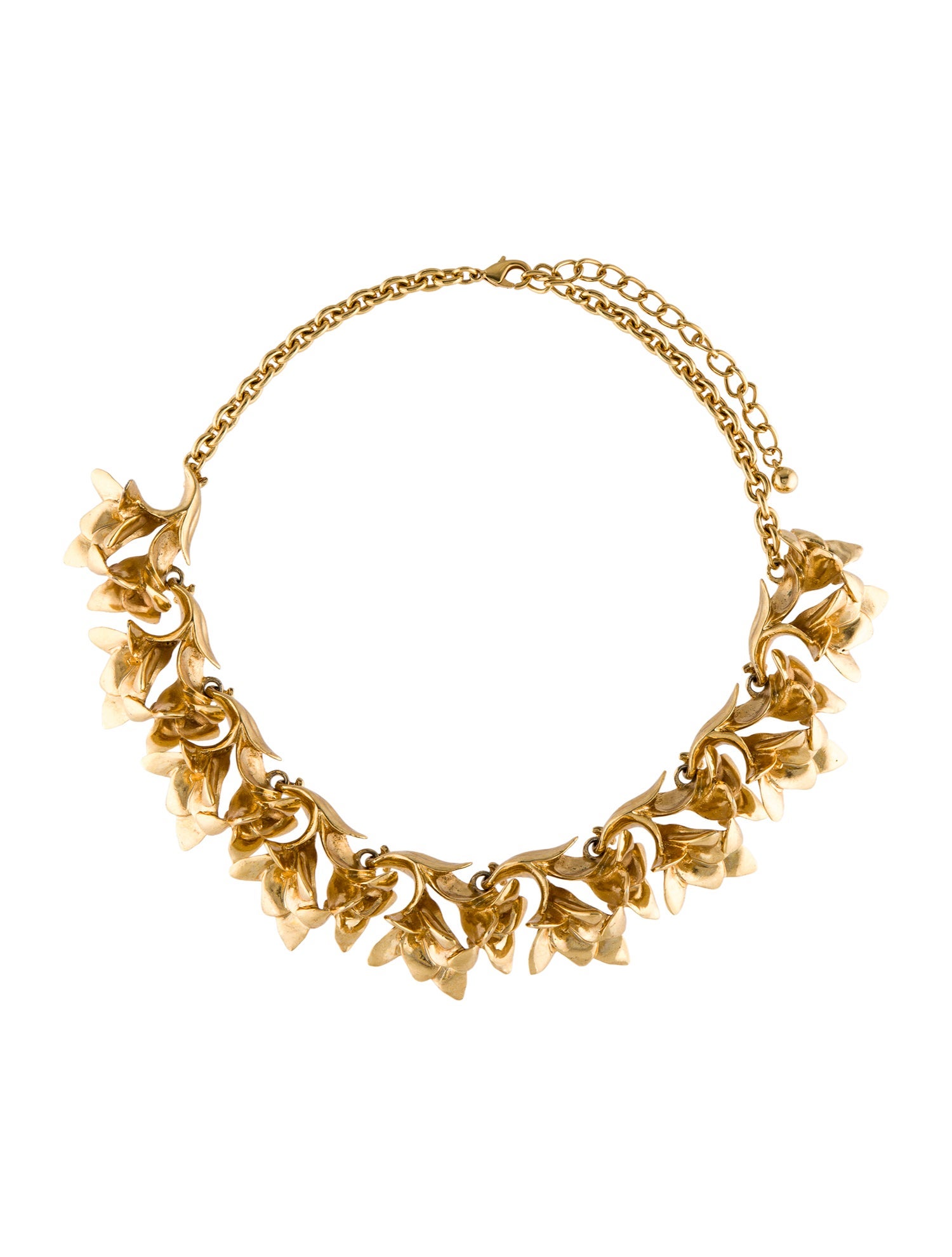 Kenneth Jay Lane Flower Collar Necklace