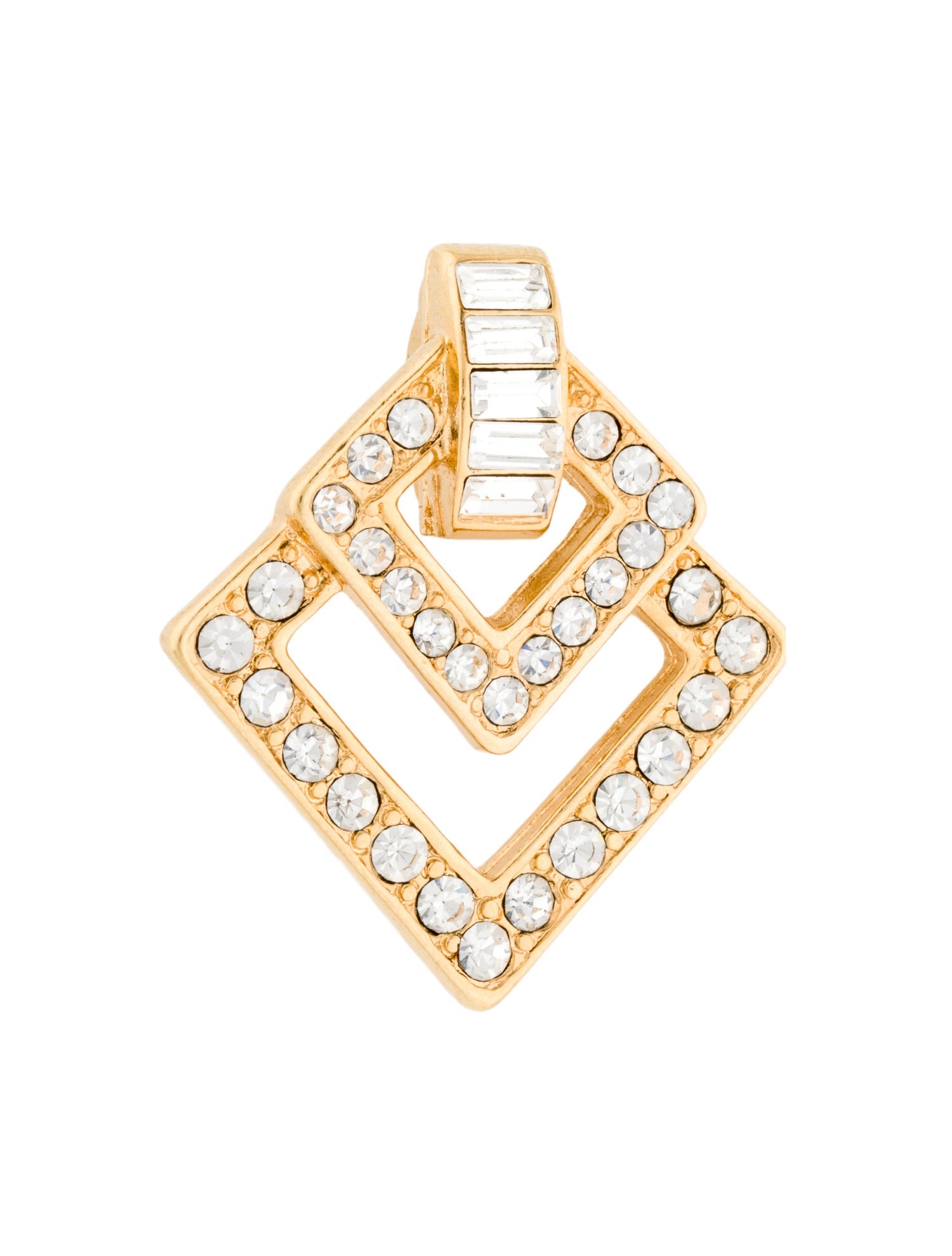 Kenneth Jay Lane Vintage Crystal Pendant