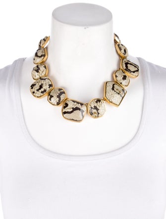 Kenneth Jay Lane Resin Collar Necklace