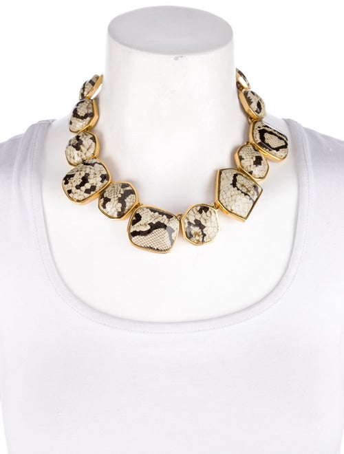 Kenneth Jay Lane Resin Collar Necklace