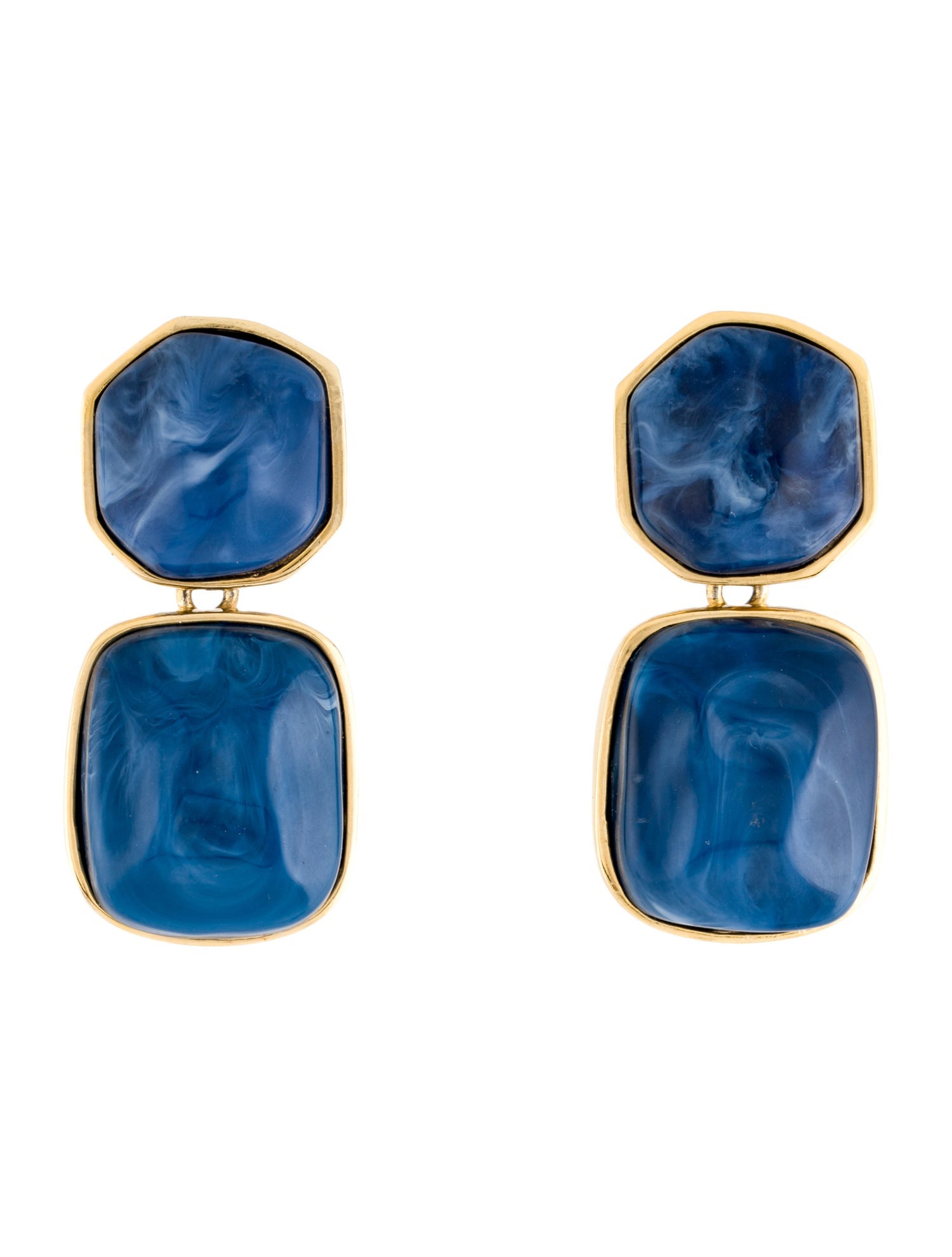 Kenneth Jay Lane Resin Drop Clip-On Earrings