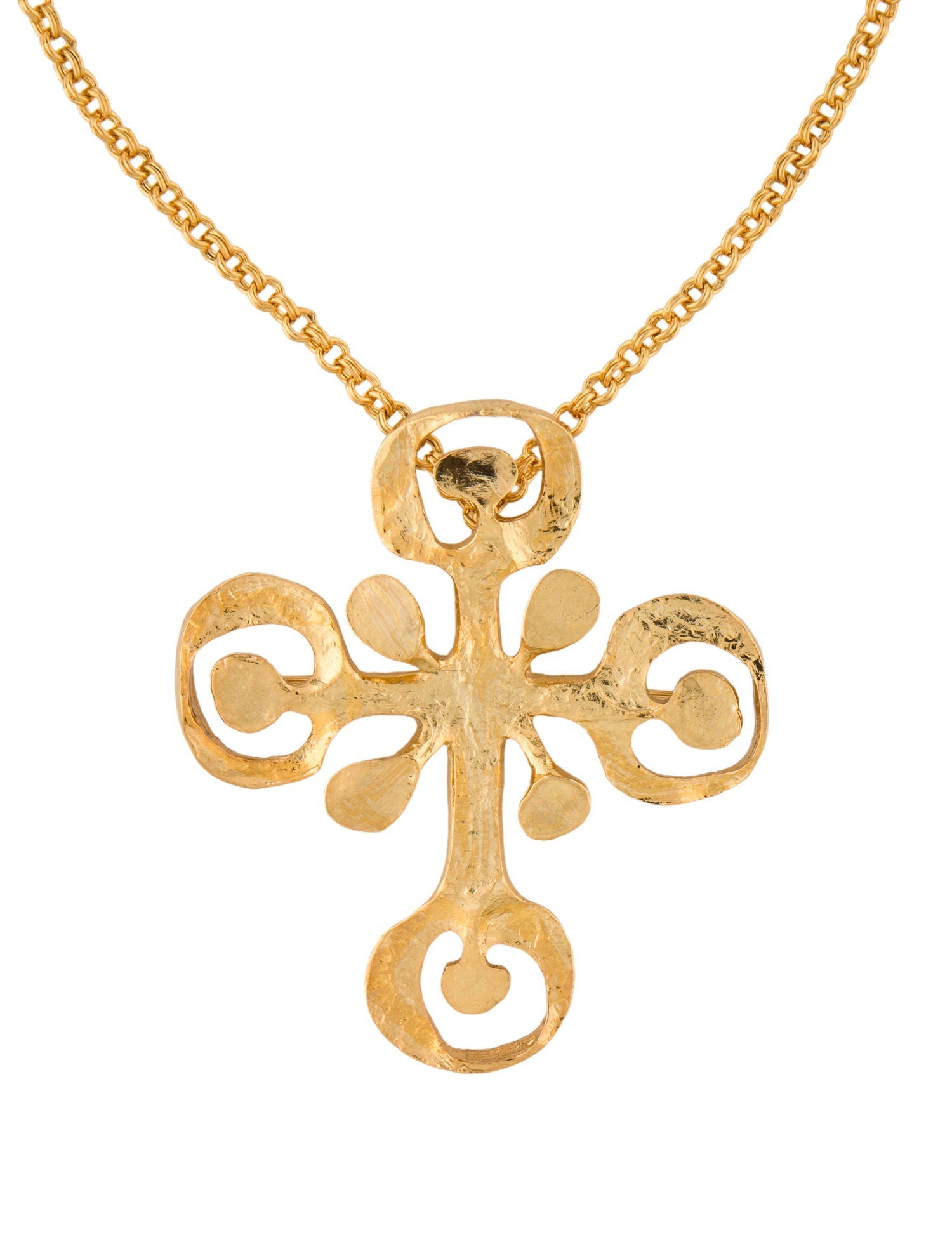 Kenneth Jay Lane Chain Link Convertible Pendant Necklace