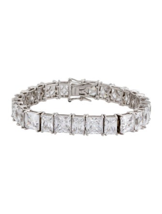 Kenneth Jay Lane Crystal Tennis Bracelet