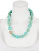 Kenneth Jay Lane Crystal & Bead Collar Necklace