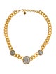 Kenneth Jay Lane Roman Coins Collar Necklace