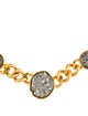 Kenneth Jay Lane Roman Coins Collar Necklace