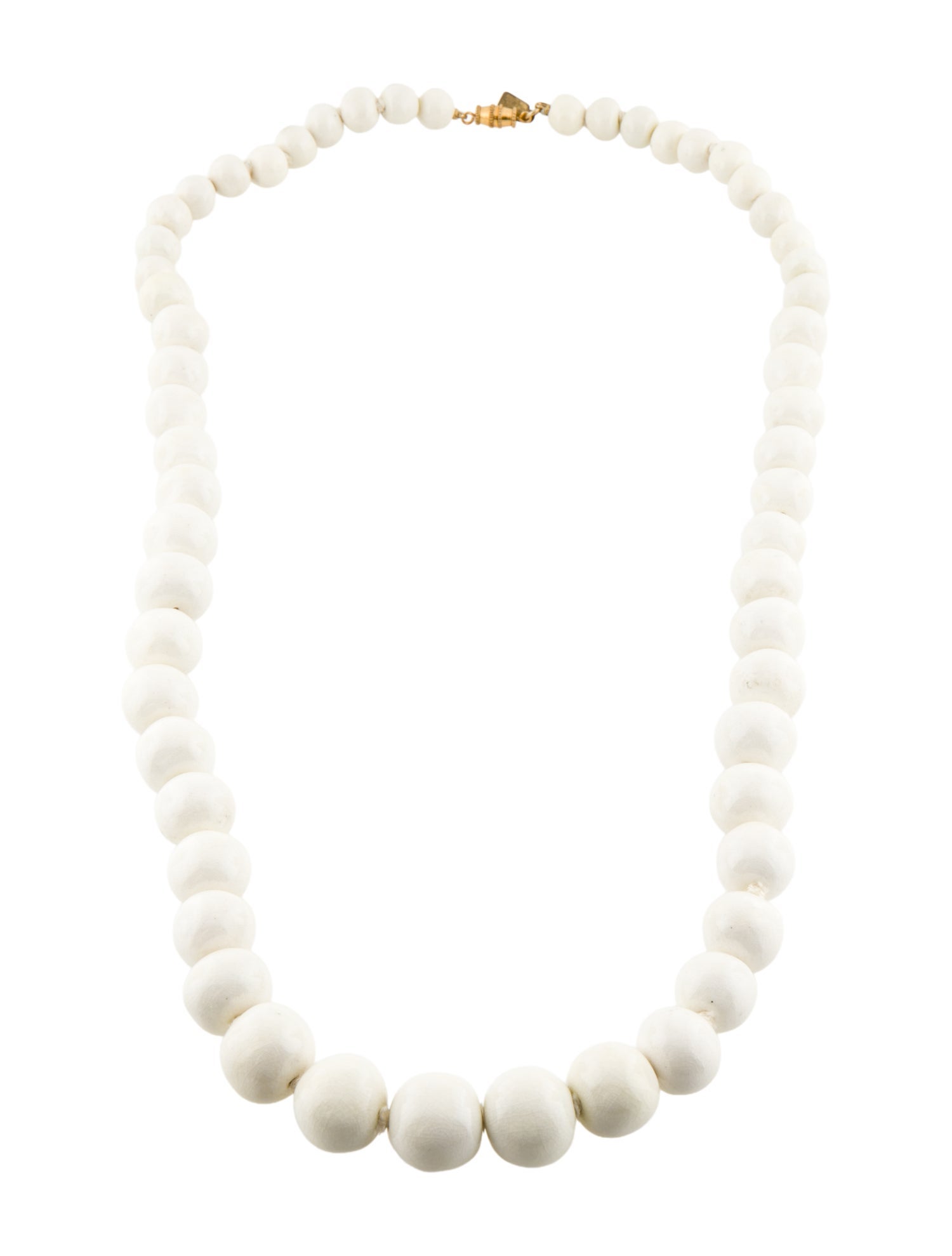 Kenneth Jay Lane Ceramic Bead Strand Necklace