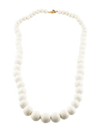 Kenneth Jay Lane Ceramic Bead Strand Necklace