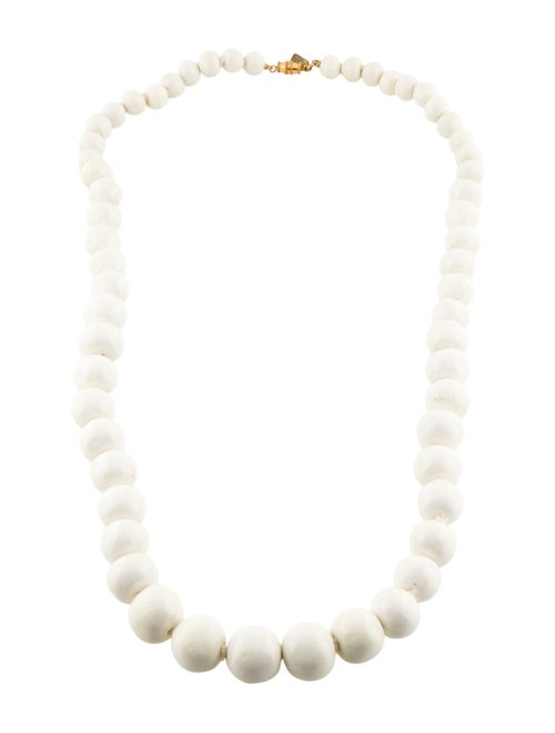 Kenneth Jay Lane Ceramic Bead Strand Necklace