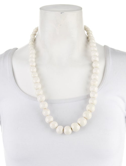 Kenneth Jay Lane Ceramic Bead Strand Necklace