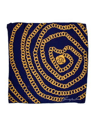 Kenneth Jay Lane Silk Printed Scarf