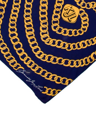 Kenneth Jay Lane Silk Printed Scarf