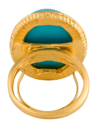 Kenneth Jay Lane Resin Oval Cocktail Ring