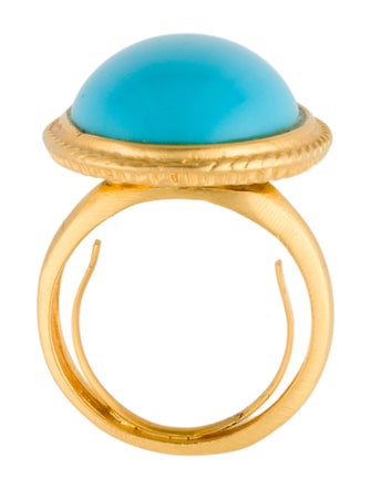 Kenneth Jay Lane Resin Oval Cocktail Ring