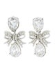 Kenneth Jay Lane Crystal Embellished Clip-On Earrings