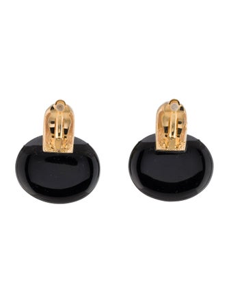 Kenneth Jay Lane Resin Clip-On Earrings