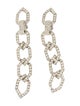 Kenneth Jay Lane Crystal Drop Clip-On Earrings