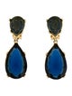 Kenneth Jay Lane Crystal Clip-On Drop Earrings
