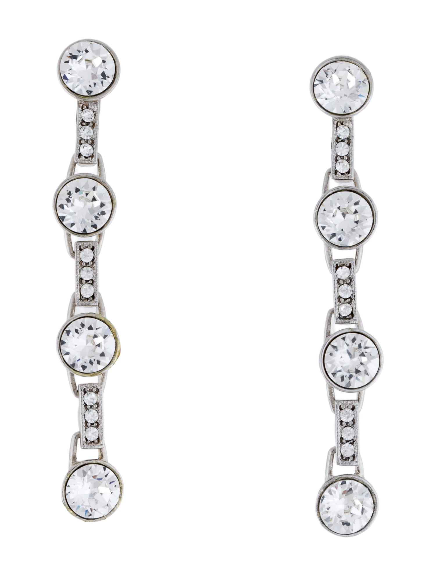 Kenneth Jay Lane Crystal Drop Earrings