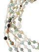 Kenneth Jay Lane Faux Pearl & Bead Multistrand Necklace