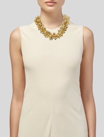 Kenneth Jay Lane Beaded Collar Necklace