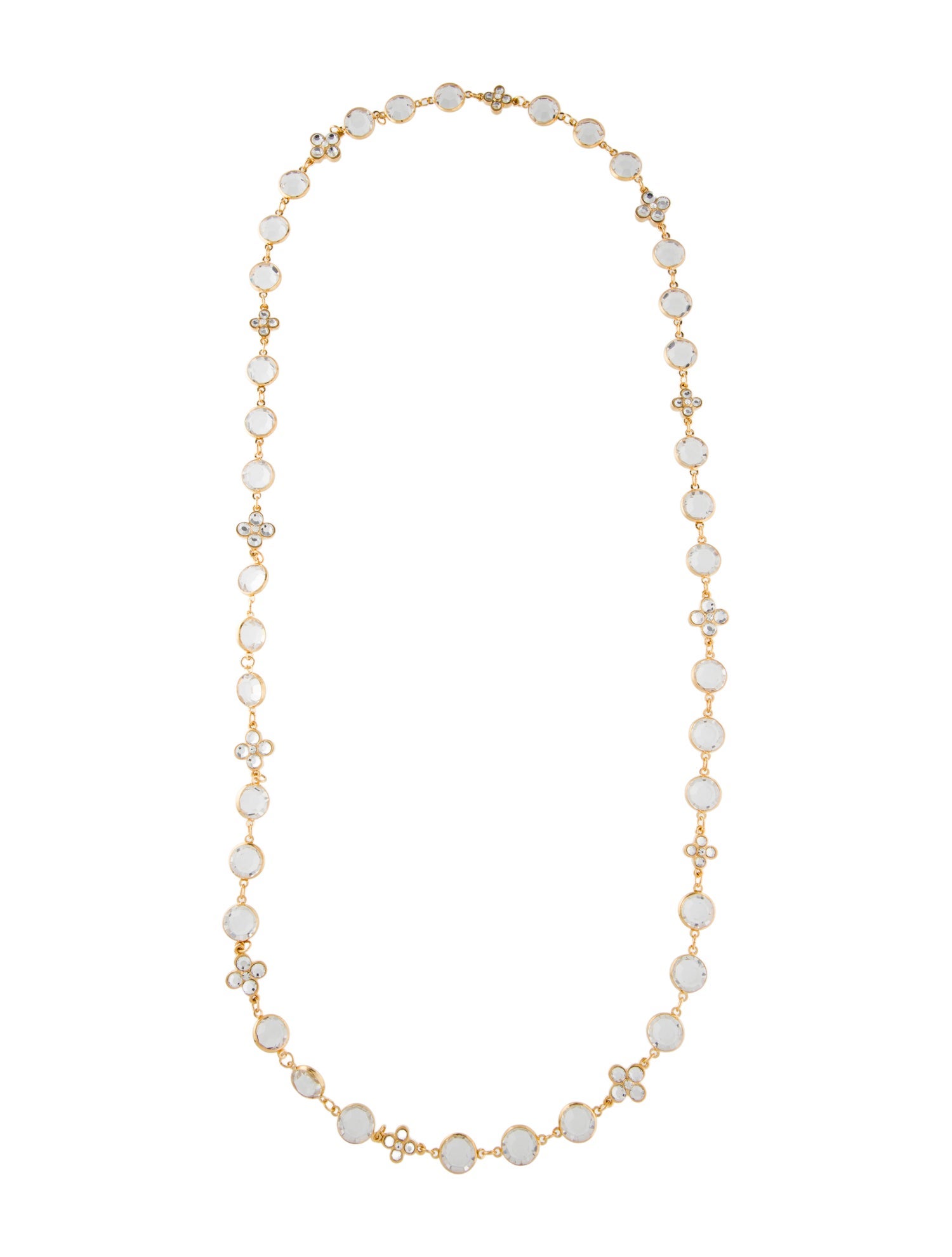 Kenneth Jay Lane Crystal Station Necklace