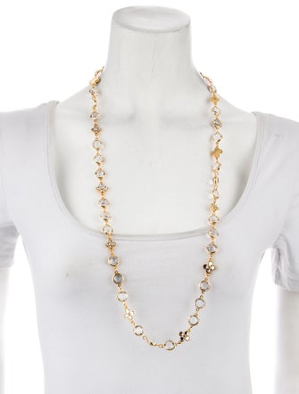 Kenneth Jay Lane Crystal Station Necklace